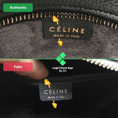 real celine bag inside|what does a céline bag look like.